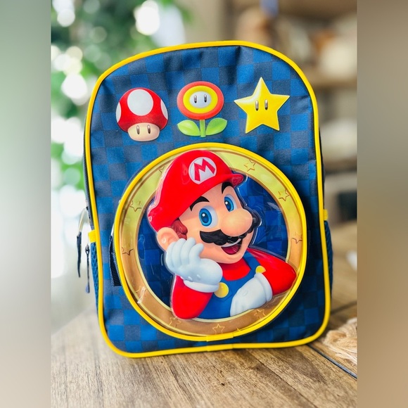 Super Mario Mini Backpack - Blue kids - Picture 1 of 8
